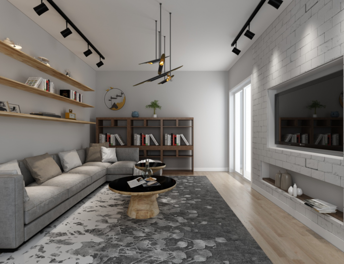 鸿图装饰—德蚨家园96平米北欧风格精品案例分享