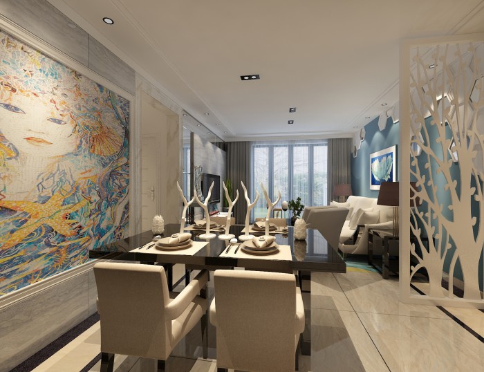 保利叶公管125㎡地中海