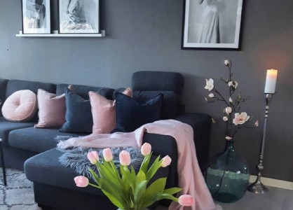 都挺好之明玉家冷淡风装修，配上裸粉色石天冬会更幸福！