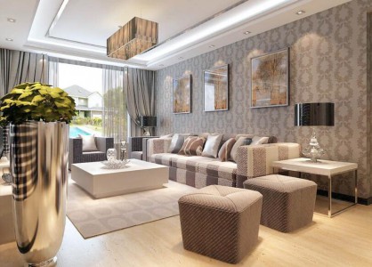 客厅墙面颜色选的好 让你的家变大两倍