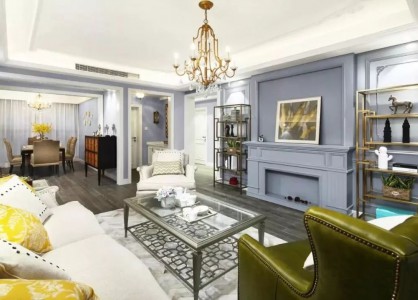 精致到骨子里的法式装修三居，送给爱浪漫的你~