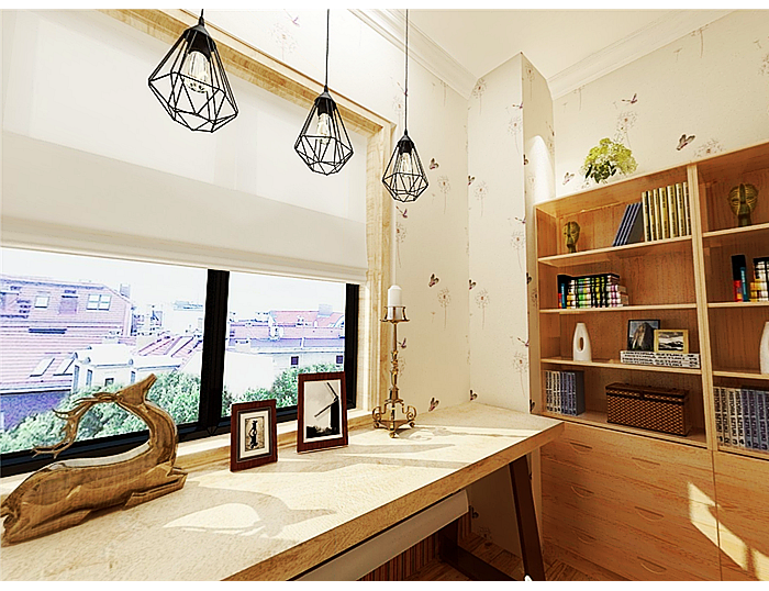 威海阳光水岸装修案例_123平三室两厅装修设计