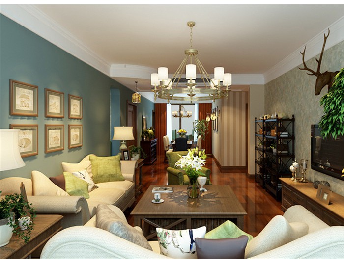 来自夏天里的清凉颜色—田园风格案例分享