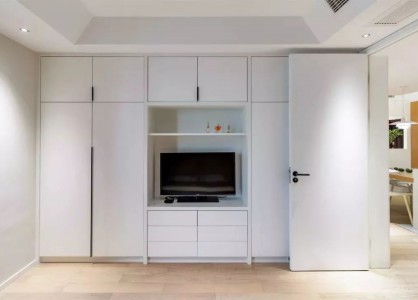 平开门衣柜效果图，卧室装修不用愁