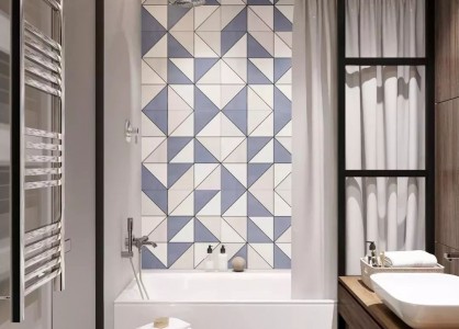 小空间卫浴间，也可以实现泡澡+淋浴