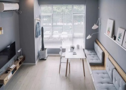 老式茶几太笨重了，现在客厅都流行这样的