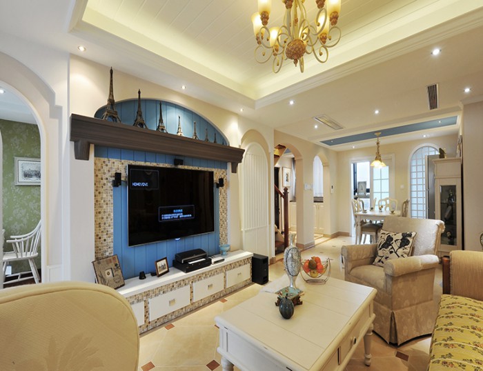 烟台装修效果图—自然优雅的地中海风格