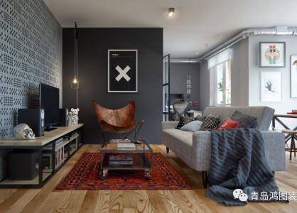 【润通润园】84平工业风格，无法自拔的诱惑