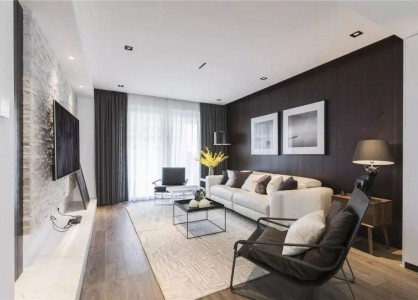 160㎡现代简约3室2厅，低调气质，让你一眼就心动！