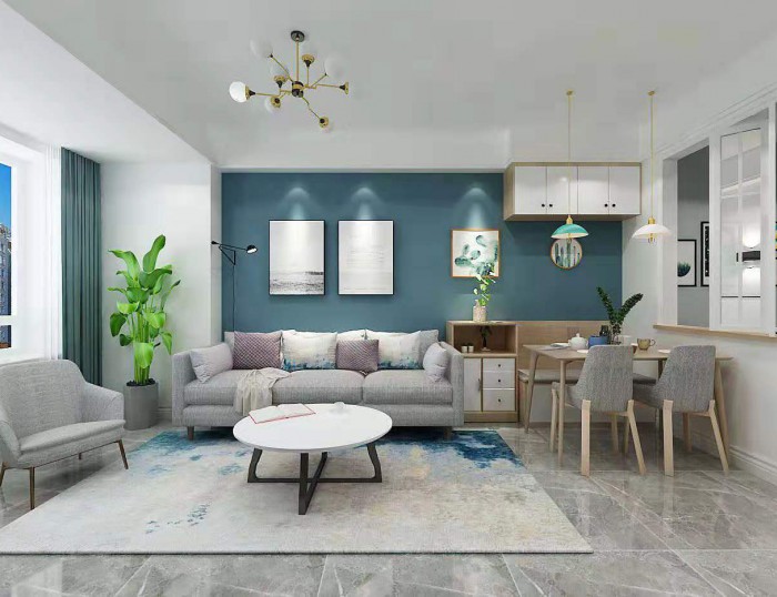 名仕豪庭78平米：极简主义的恬静时光