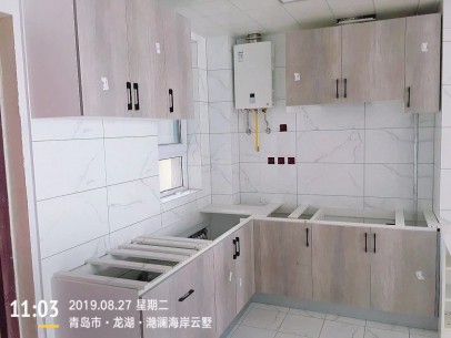 龙湖艳澜海岸89㎡新中式实景工地