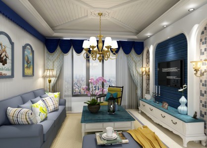 【千禧国际村】地中海风格三居，遇见浪漫遇见你