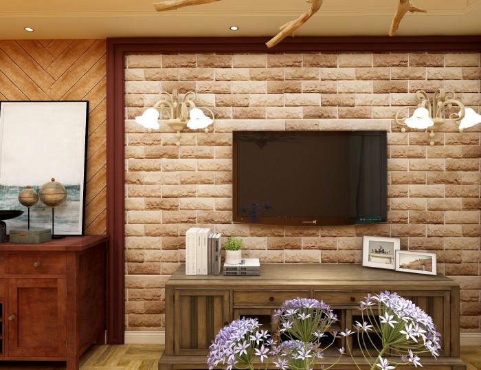 中联依山伴城128㎡美式乡村风格实景装修效果