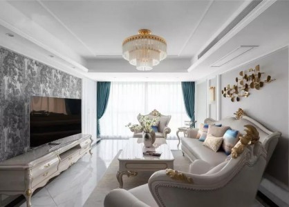 139㎡优雅欧式装修设计，轻