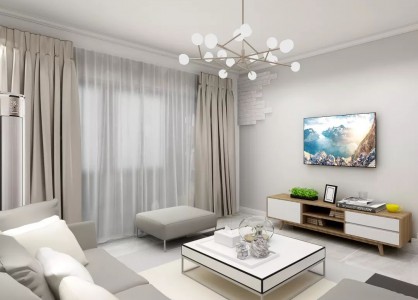 【龙山上郡】118㎡北欧风，打造卡座餐厅的极致浪漫！