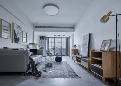 118㎡简约宜家风三居室，喜欢这样的调调