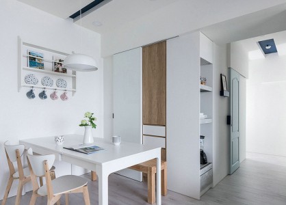 烟台小户型装修案例： 学会扩容收纳是大事！