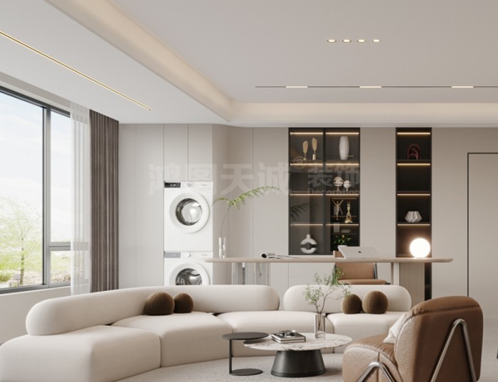 保利堂悦127平米现代简约风格