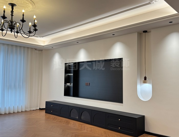 春江天玺128平米法式复古风格